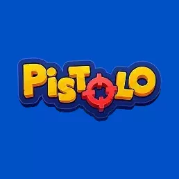 Logo du jeu Pistolo avec cible rouge
