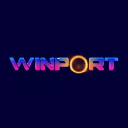 Logo de Winport en dégradé néon